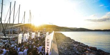 Urla Açıklarında Yelkenler JIMMY  KEY İçin Açıldı